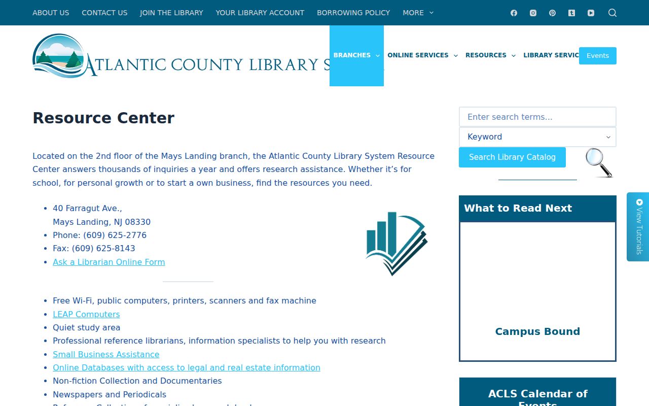 Hamilton Township city directory research at the Mays Landing Resource Center