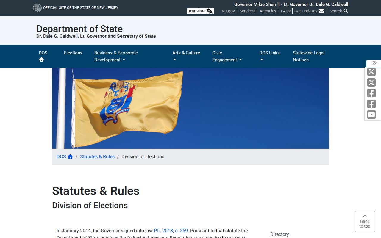 Hamilton Township resident lookup reference to New Jersey voter-list statute protections